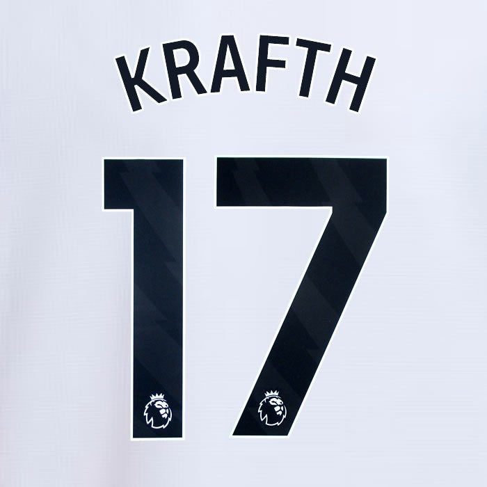 2024 2025 NEWCASTLE KRAFTH 17 OFFICIAL BLACK 3RD PLAYER SIZE NAME SET