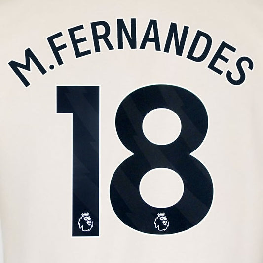 2025 2026 WEST HAM M FERNANDES 18 OFFICIAL BLACK AWAY PLAYER SIZE NAMESET