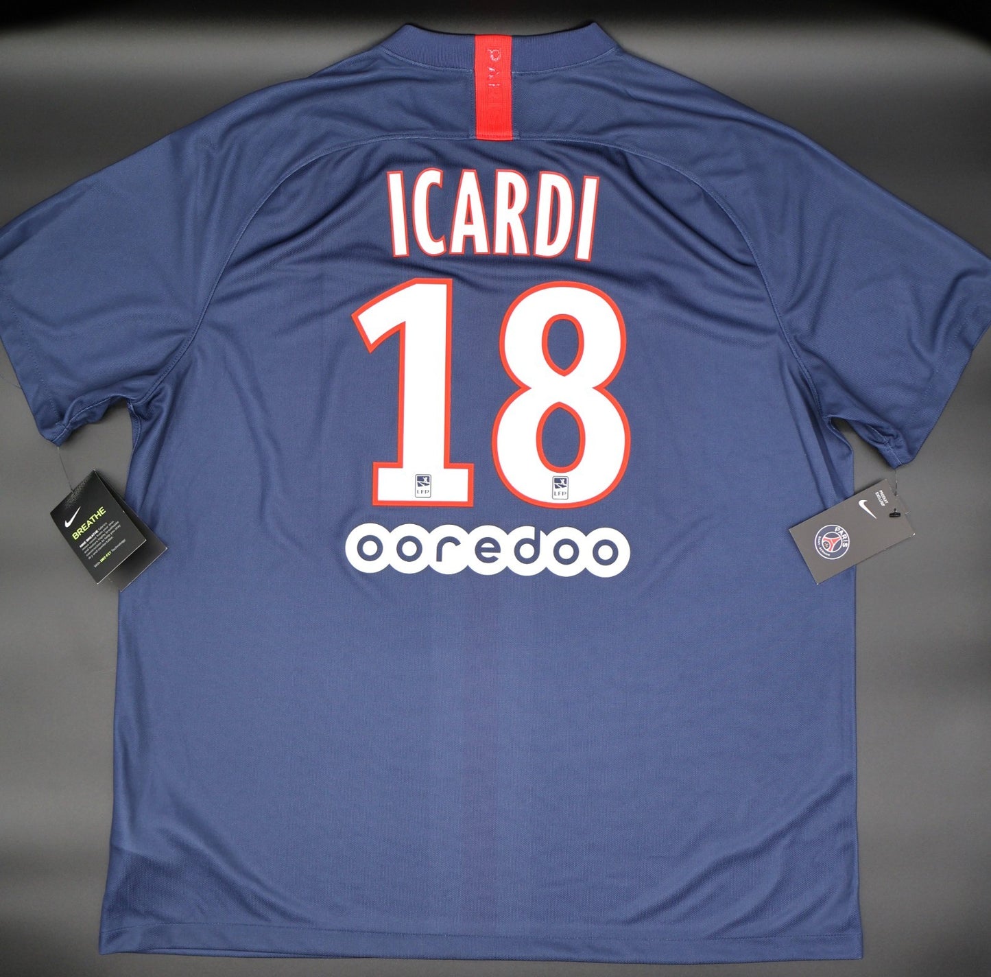 2021 2022 PSG ICARDI 18 HOME SHIRT NIKE FOOTBALL SHIRT MENS XXL