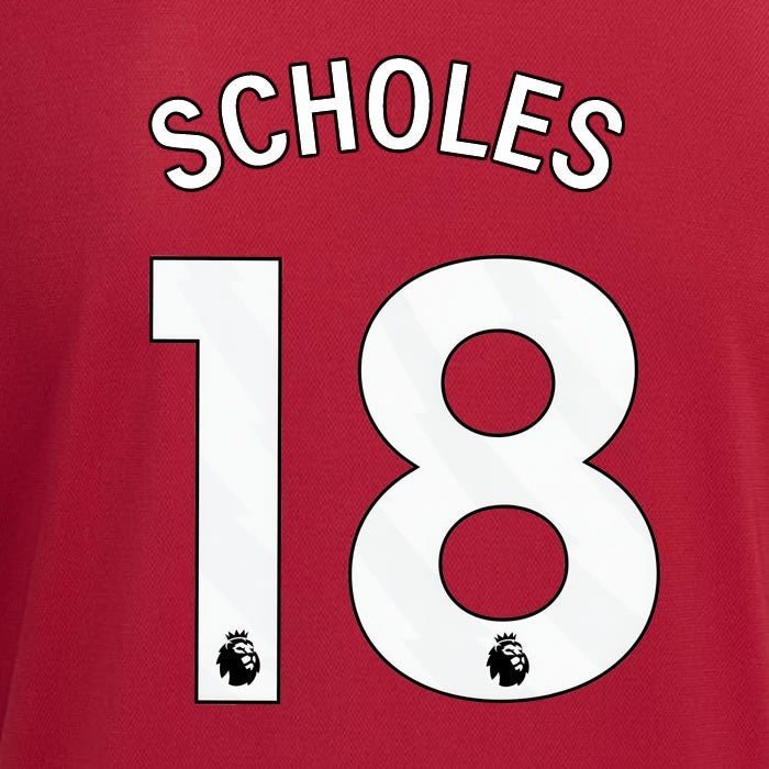 2023 2024 MANCHESTER UNITED SCHOLES 18 HOME WHITE PLAYER SIZE NAMESET