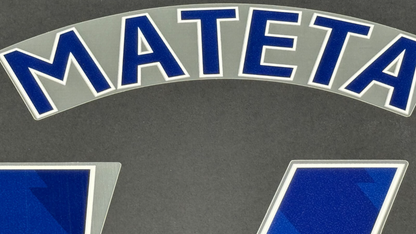 2024 2025 OFFICIAL CRYSTAL PALACE MATETA 14 BLUE AWAY PLAYER SIZE NAMESET