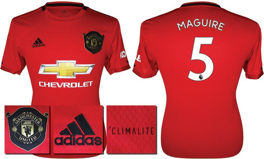 BRAND NEW 2019 2020 MANCHESTER UNITED ADIDAS HOME MAGUIRE 5 SHIRT KIDS 13-14 y