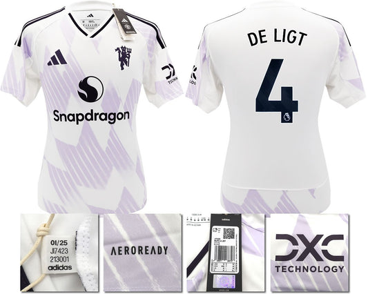 BNWT 2025 2026 MANCHESTER UNITED ADIDAS AWAY SHIRT DE LIGT 4 MEN'S LARGE
