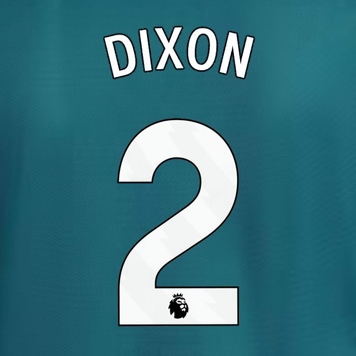 2023 2024 ARSENAL DIXON 2 WHITE 3RD OFFICIAL PLAYER SIZE NAME SET