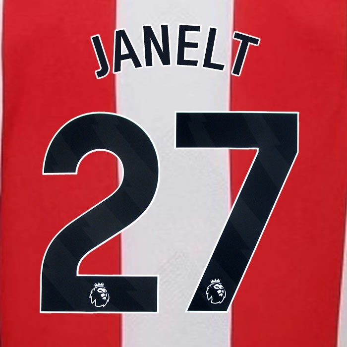2023 2024 BRENTFORD JANELT 27 OFFICIAL BLACK HOME PLAYER SIZE NAMESET