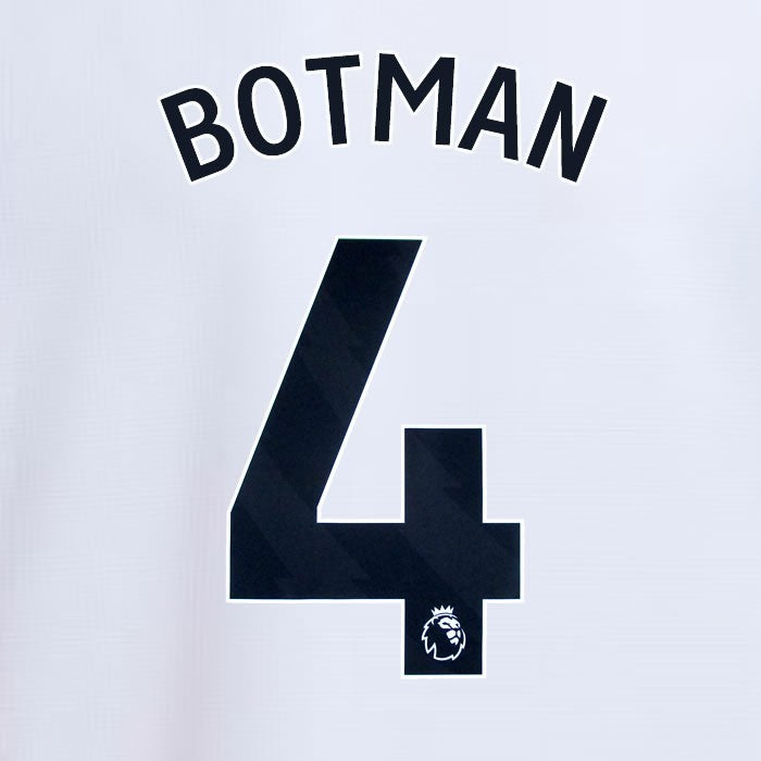 2024 2025 NEWCASTLE BOTMAN 4 OFFICIAL BLACK 3RD PLAYER SIZE NAME SET