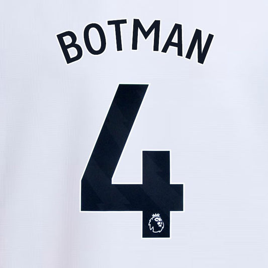 2024 2025 NEWCASTLE BOTMAN 4 OFFICIAL BLACK 3RD PLAYER SIZE NAME SET