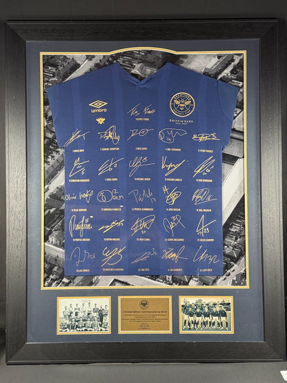 LIMITED EDITION 2020 BRENTFORD FC COMMEMORATIVE SHIRT FINAL SEASON