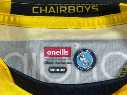 BNWT 20/21 WYCOMBE WANDERERS AWAY O'NEILLS FOOTBALL SHIRT AKINFENWA 20 MEN'S MED