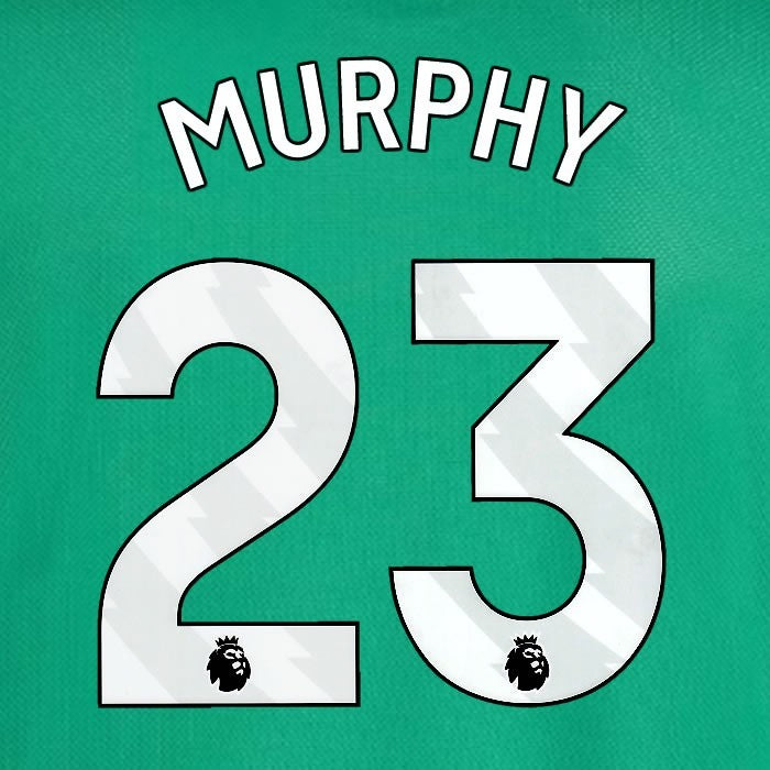 2025 2026 NEWCASTLE MURPHY 23 OFFICIAL WHITE AWAY PLAYER SIZE NAME SET
