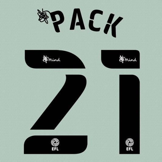 CARDIFF 2020 2021 OFFICIAL PACK 21 AWAY PLAYER SIZE NAME SET