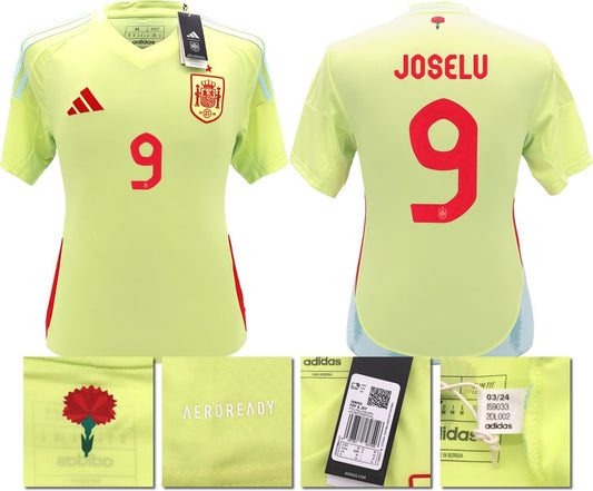 BNWT 2024 2025 SPAIN ADIDAS AWAY SHIRT JOSELU 9 MEN'S
