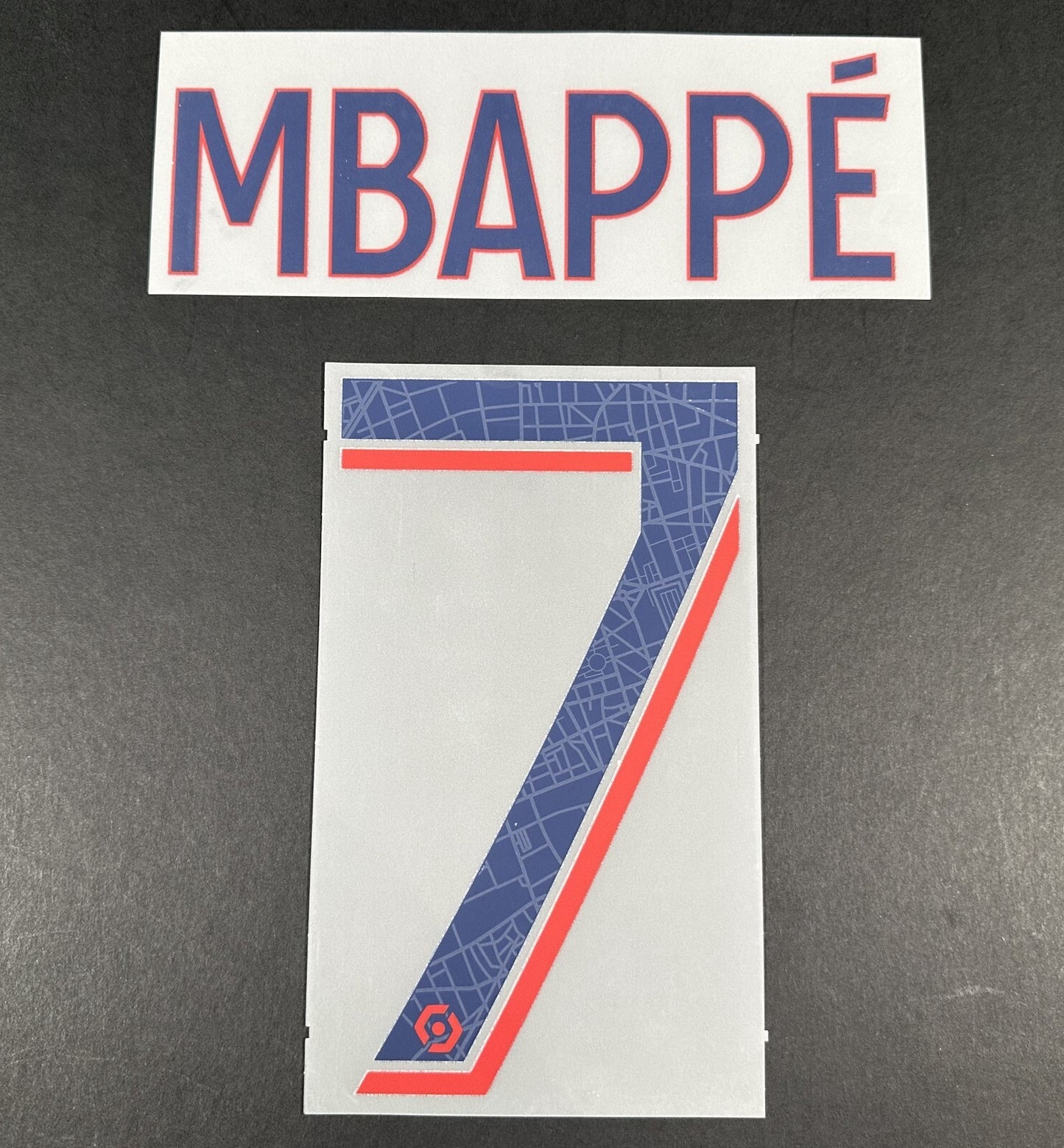 2023 2024 PSG MBAPPE 7 OFFICIAL MONBLASON AWAY PLAYER SIZE NAME SET