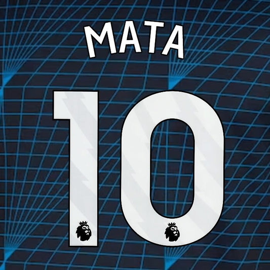 2023 2024 OFFICIAL CHELSEA MATA 10 WHITE AWAY PLAYER SIZE NAMESET
