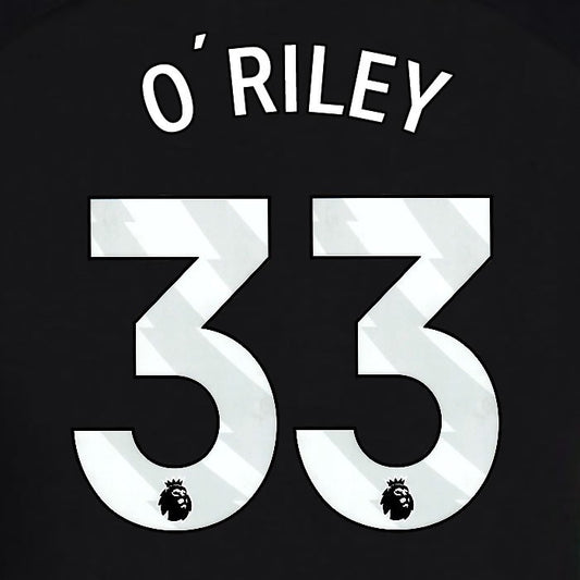 2024 2025 OFFICIAL BRIGHTON O RILEY 33 3RD WHITE PLAYER SIZE NAMESET