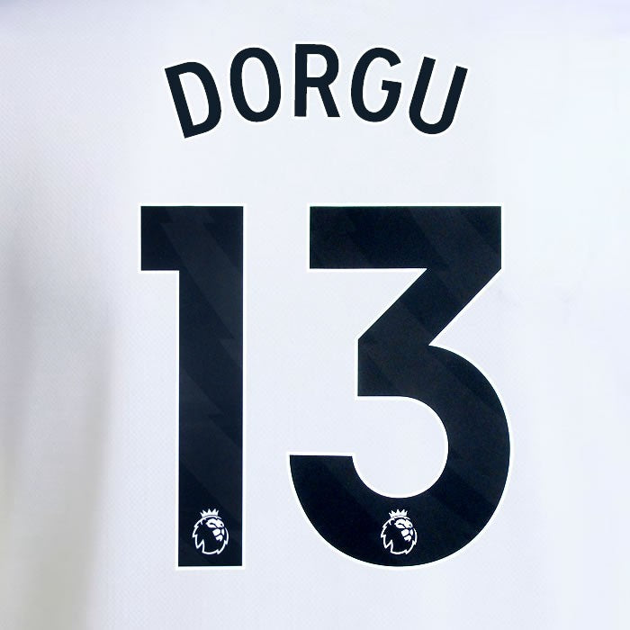 2025 2026 MANCHESTER UNITED DORGU 13 AWAY BLACK PLAYER SIZE NAMESET