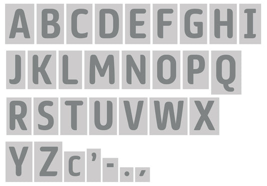 2019 2020 OFFICIAL EFL FOOTBALL LEAGUE SILVER PLAYER SIZE LETTERS