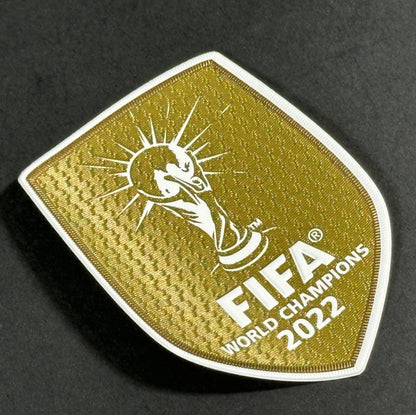Official 2022 ARGENTINA FIFA WORLD CHAMPIONS SHIRT PATCH PLAYER SIZE