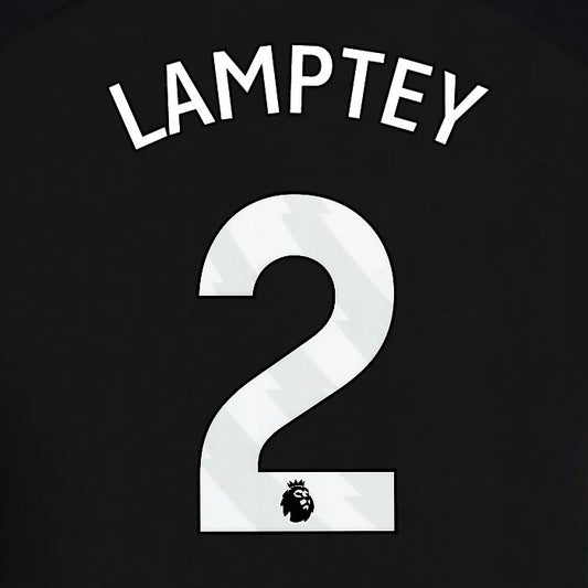 2024 2025 OFFICIAL BRIGHTON LAMPTEY 2 3RD WHITE PLAYER SIZE NAMESET