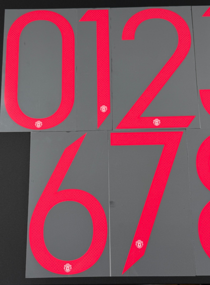2021 2022 OFFICIAL MANCHESTER UNITED AWAY UCL CUP PLAYER SIZE NUMBERS 270MM