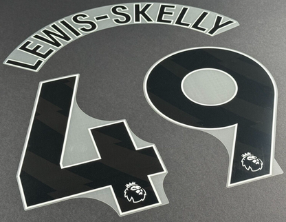 ARSENAL 2023/2024 LEWIS - SKELLY 49 OFFICIAL AVERY DENNISON BLACK PLAYER SIZE