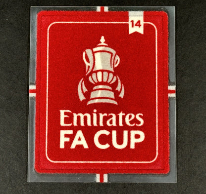 2024 OFFICIAL SPORTING ID EMIRATES FA CUP 14 ARSENAL PLAYER SLEEVE PATCH