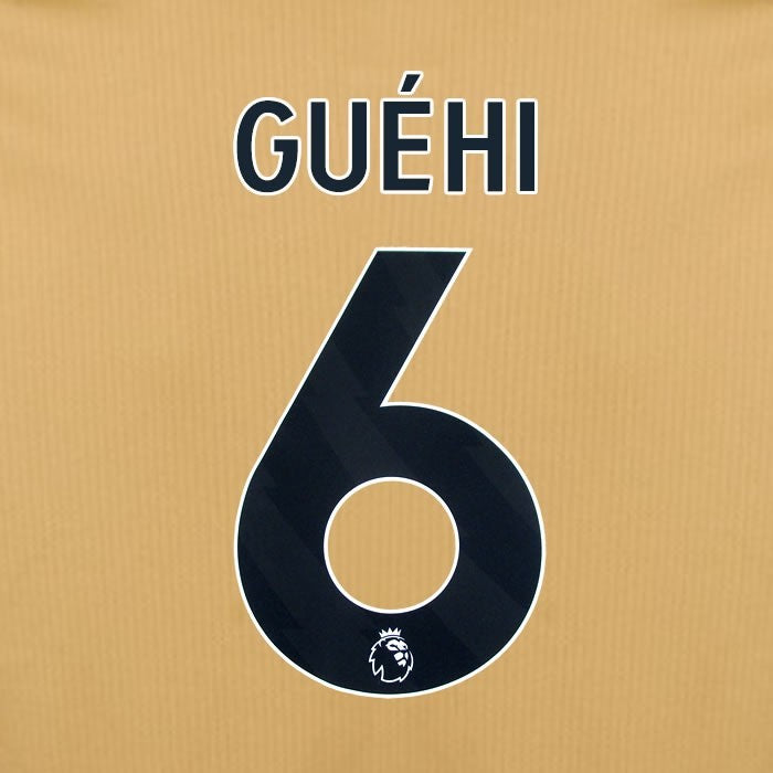 2025 2026 OFFICIAL CRYSTAL PALACE GUEHI 6 BLACK 3RD PLAYER SIZE NAMESET
