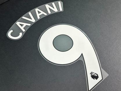 2020 2022 MAN UNITED CAVANI 9 AVERY DENNISON WHITE PLAYER SIZE NAMESET