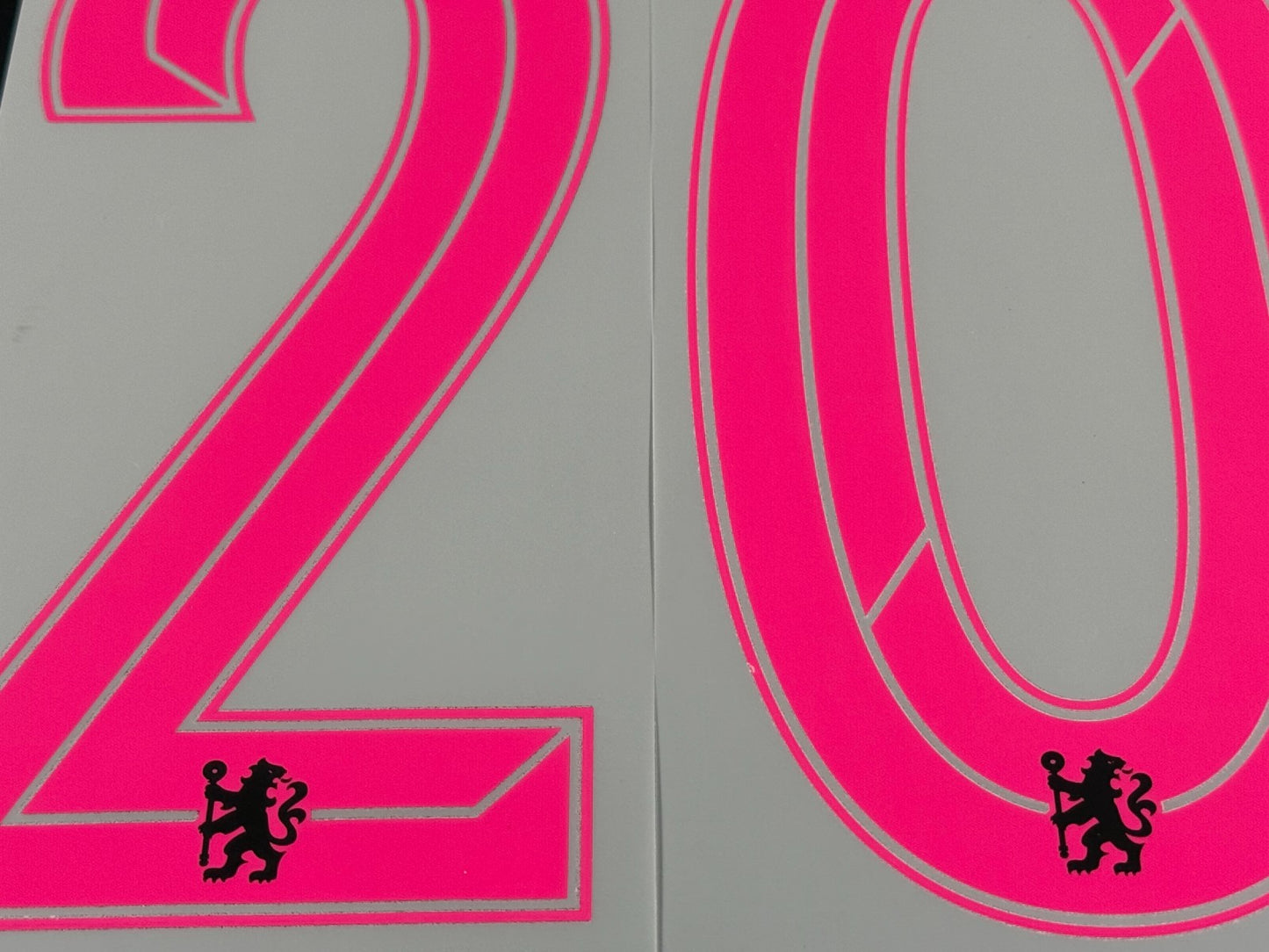 2024 / 2025 OFFICIAL CHELSEA PALMER 20 PINK THIRD CUP PLAYER SIZE NAMESET 265MM