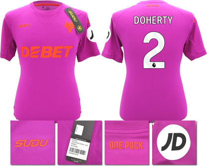 BNWT 2024/2025 WOLVES F.C. SUDU THIRD SHIRT DOHERTY 2 + PATCHES