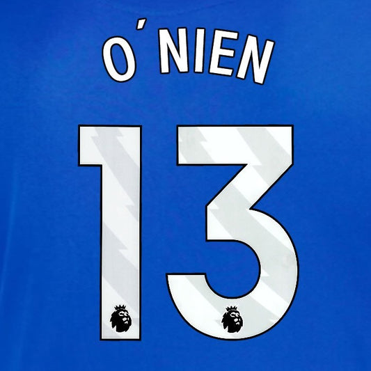 2025 2026 OFFICIAL SUNDERLAND O NIEN 13 WHITE AWAY PLAYER SIZE NAME SET