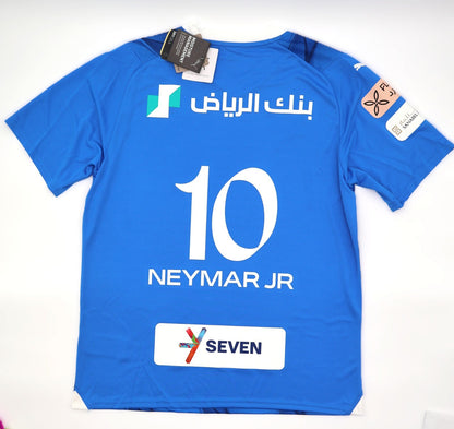 BNWT AL HILAL HOME PUMA 2023 -2024 NEYMAR JR 10 SHIRT MEN'S SIZE LARGE