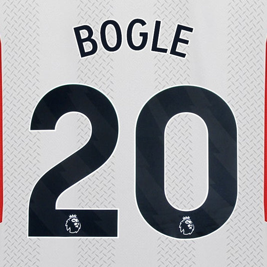 2023 2024 SHEFFIELD UNITED OFFICIAL BOGLE 20 BLACK 3RD PLAYER SIZE NAMESET