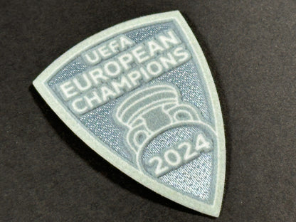 2024 OFFICIAL SPORTING ID SPAIN UEFA 2024 EUROPEAN CHAMPIONS SHIELD SLEEVE PATCH