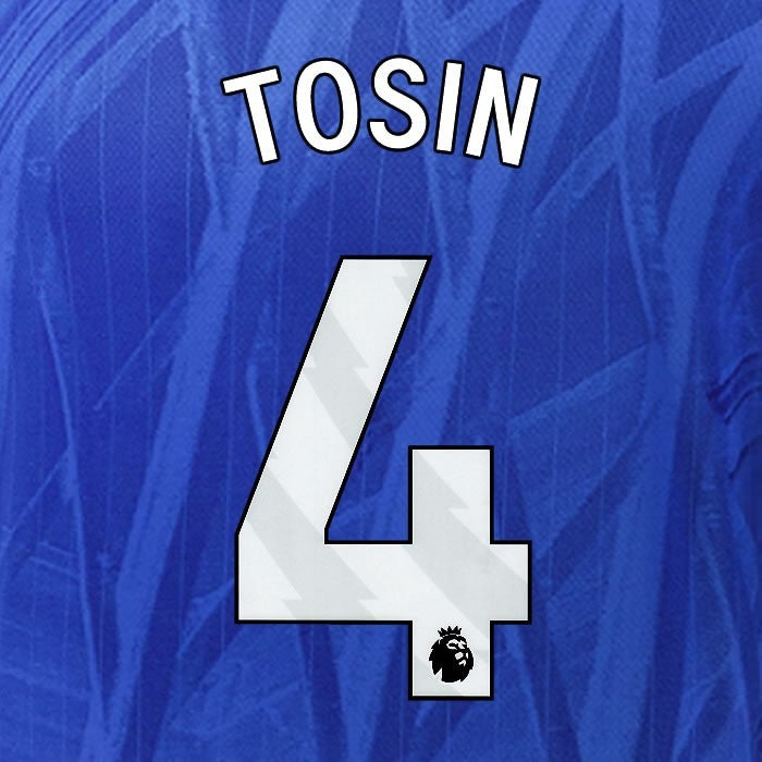 2025 2026 OFFICIAL CHELSEA TOSIN 4 WHITE HOME PLAYER SIZE NAMESET