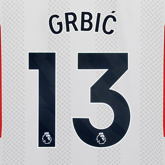 2023 2024 SHEFFIELD UNITED OFFICIAL GRBIC 13 BLACK 3RD PLAYER SIZE NAMESET