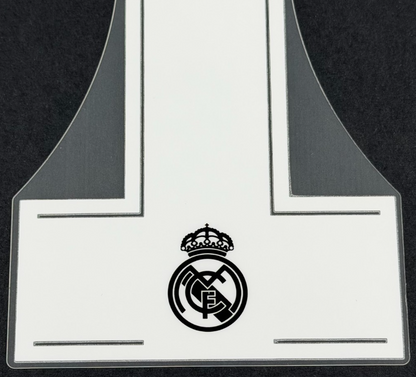 2021 2022 REAL MADRID COURTOIS 1 WHITE AWAY 3RD PLAYER SIZE NAMESET 260MM
