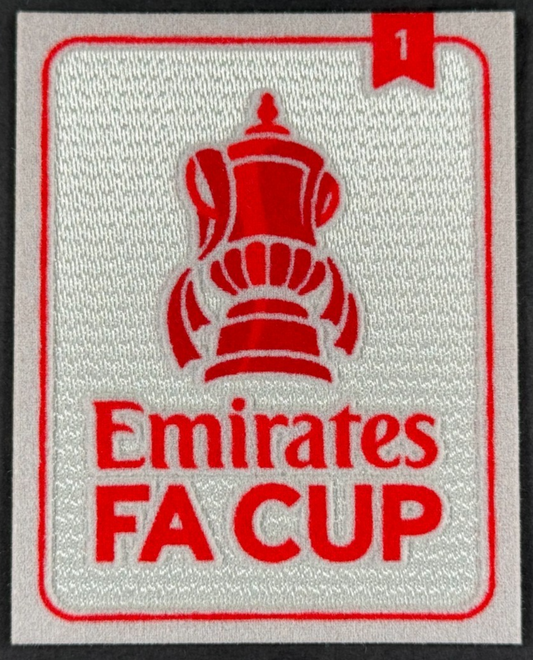 2025 OFFICIAL SPORTING ID EMIRATES FA CUP CRYSTAL PALACE WINNERS 1 SLEEVE PATCH
