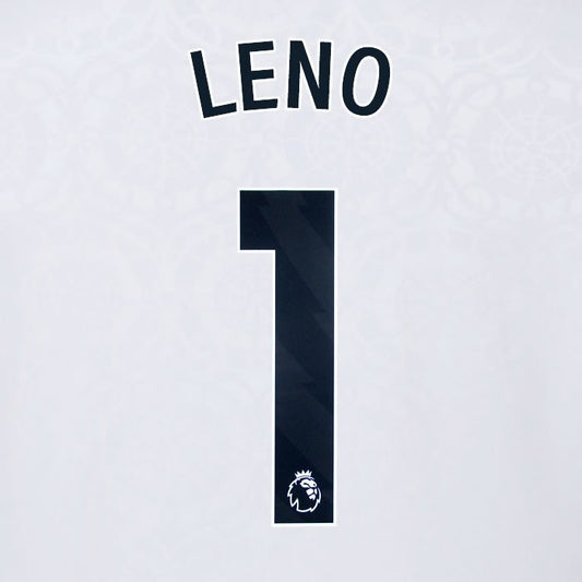 2025 2026 OFFICIAL FULHAM LENO 1 BLACK HOME PLAYER SIZE NAMESET