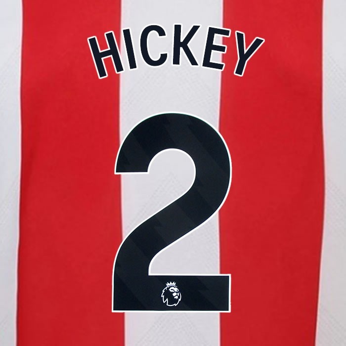 2024 2025 BRENTFORD HICKEY 2 OFFICIAL BLACK HOME PLAYER SIZE NAMESET