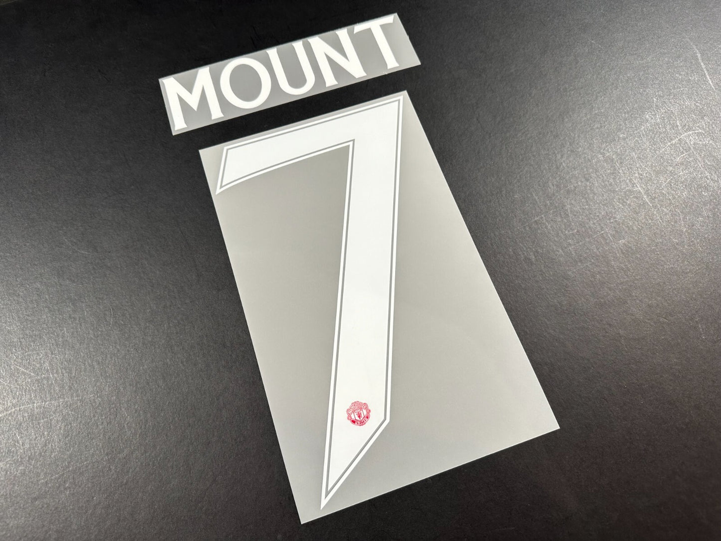 2024 2025 OFFICIAL MAN UNITED MOUNT 7 CUP PLAYER SIZE NAMESET