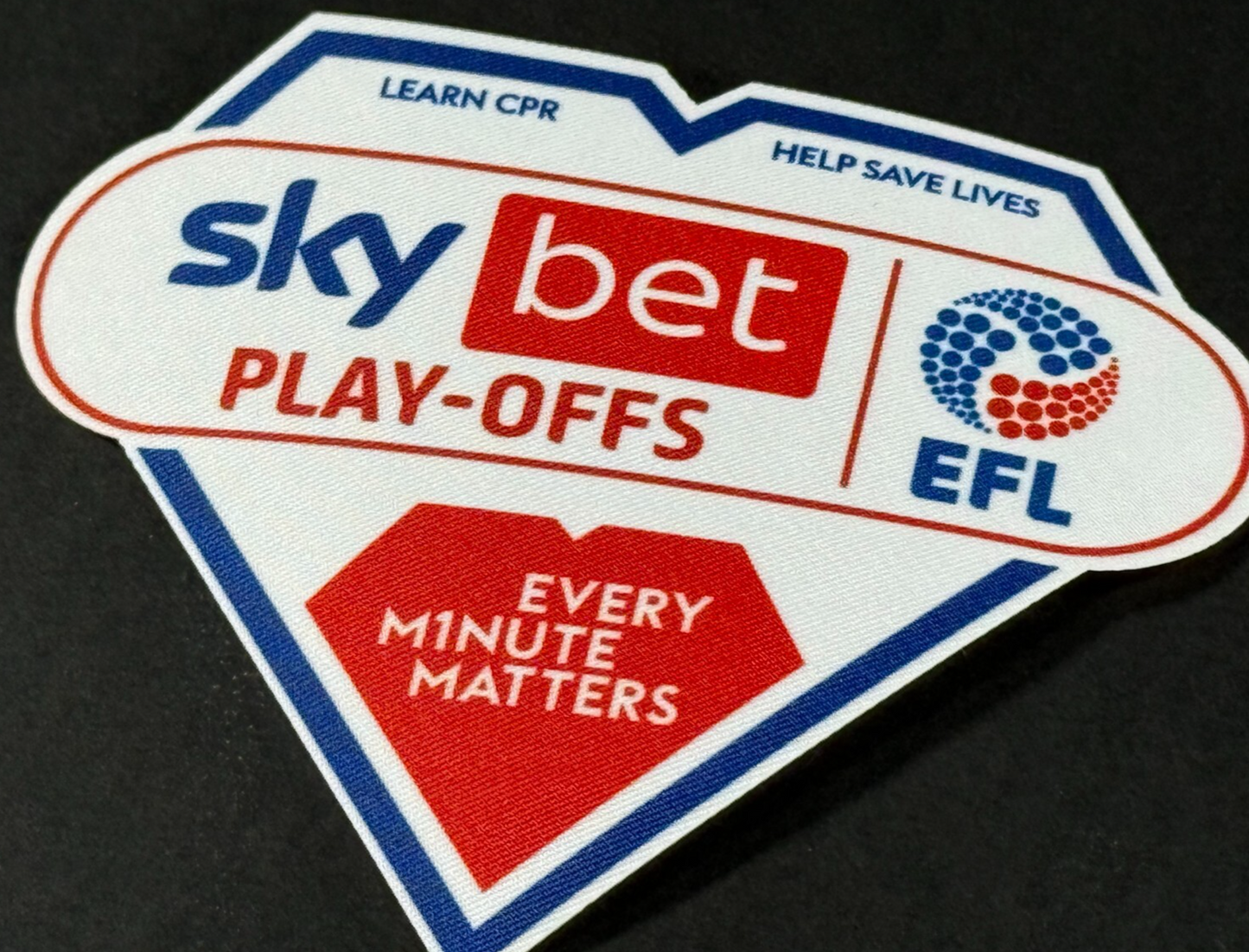 2024 2025 EFL SKY BET LEAGUE 2 & TOGETHER OFFICIAL PLAY - OFF SLEEVE PATCHES