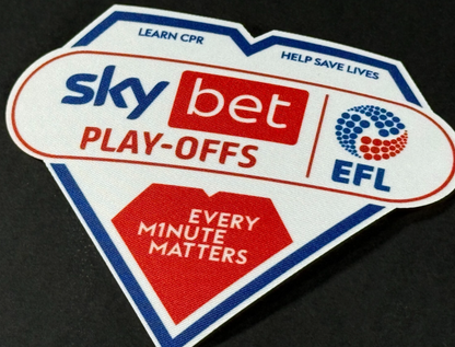 2024 2025 EFL SKY BET LEAGUE 2 & TOGETHER OFFICIAL PLAY - OFF SLEEVE PATCHES