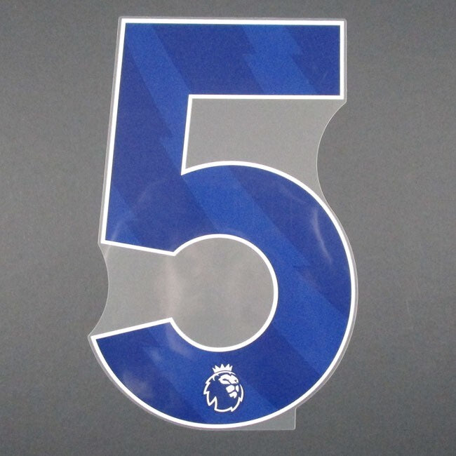 2023 2024 OFFICIAL AVERY DENNISON PREMIER LEAGUE PLAYER SIZE BLUE NUMBER 5