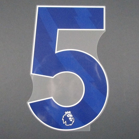 2023 2024 OFFICIAL AVERY DENNISON PREMIER LEAGUE PLAYER SIZE BLUE NUMBER 5