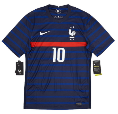 BNWT 2020 2021 FRANCE NIKE FOOTBALL SHIRT MBAPPE 10 MENS MEDIUM