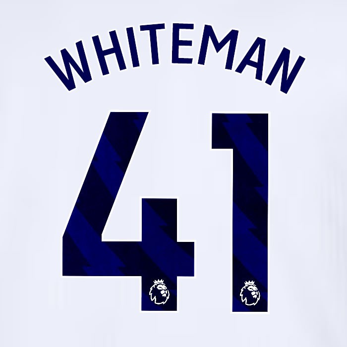 2024 2025 TOTTENHAM WHITEMAN 41 BLUE HOME PLAYER SIZE NAME SET