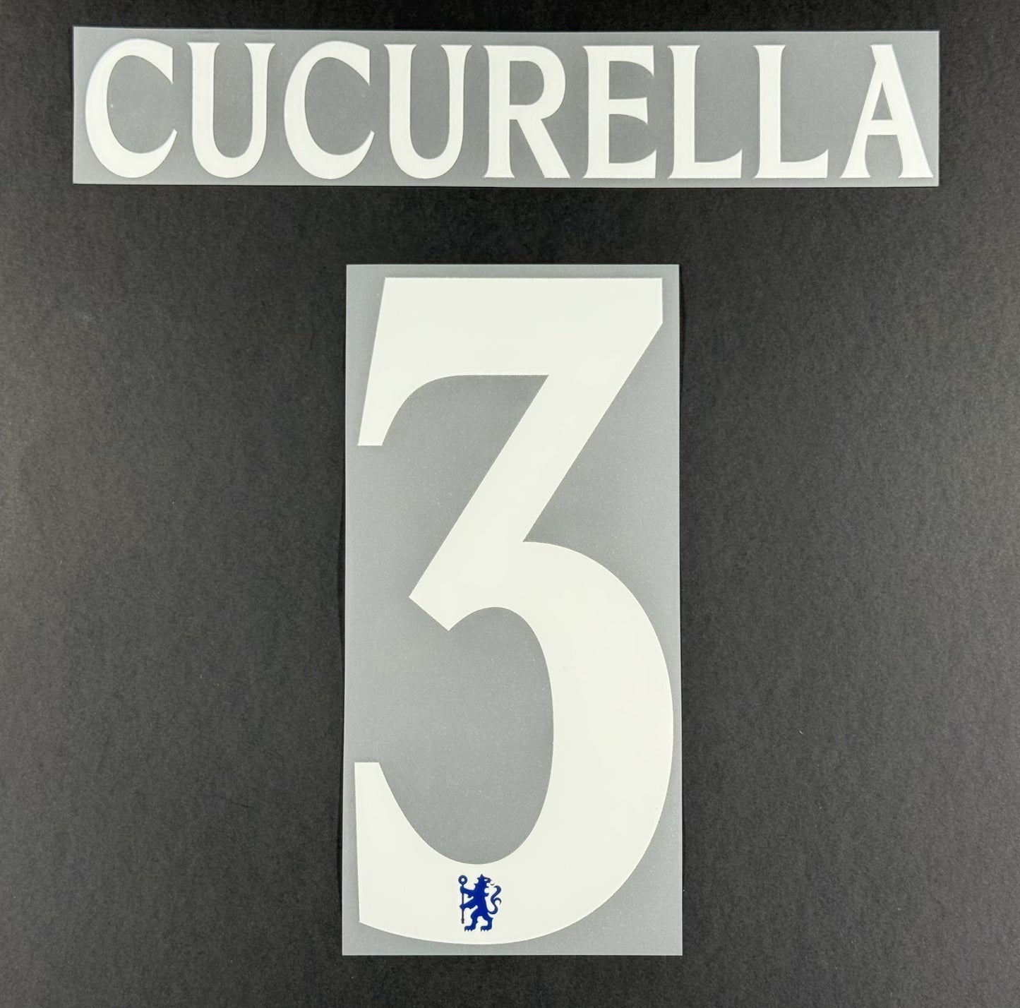 2025 2026 OFFICIAL CHELSEA CUCURELLA 3 HOME CUP PRINT PLAYER SIZE NAMESET