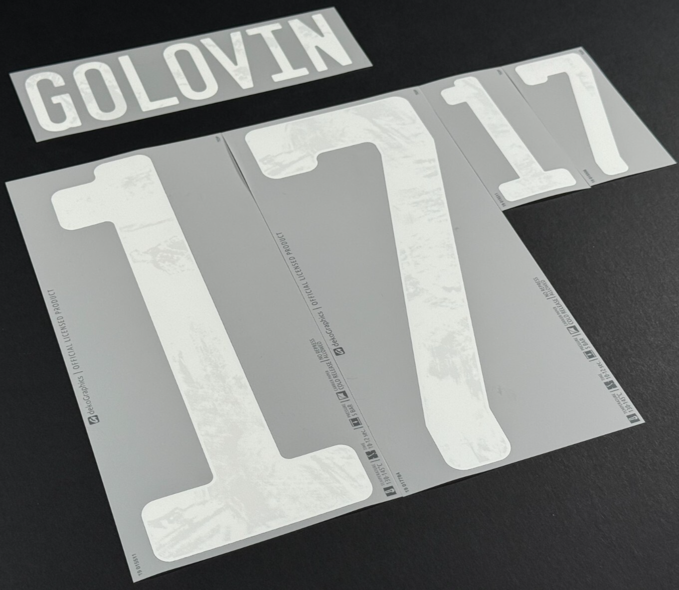 RUSSIA 2020 / 2021 OFFICIAL GOLOVIN 17 WHITE PLAYER SIZE NAMESET 265MM