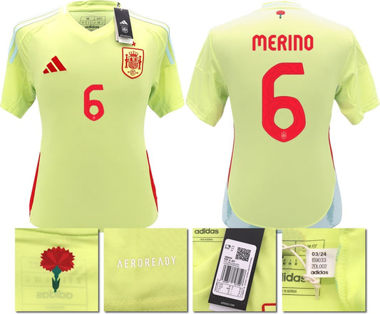 BNWT 2024 2025 SPAIN ADIDAS AWAY SHIRT MERINO 6 MEN'S